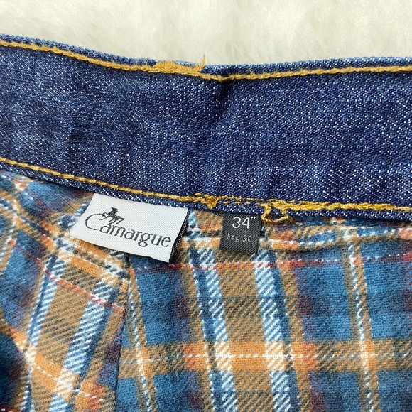 Camargue, NWOT, Men's Jeans, Flannel-Lined, Size 32 - Picture 5 of 12